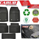 CARUB PASPAS 4.5D DERİN HAVUZLU LÜX 5PCS SİYAH KUTULU (1 TK )