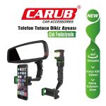 CARUB TELEFON TUTUCU DİKİZ AYNA  ÇOK FONKSİYONLU (1 AD )