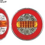 24V NEON LED HAMBURGER STOP LAMBASI 4 FONKSİYONLU ( Stop , Park, Geri, Sinyal ) (1 AD )