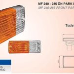 PARK LAMBA CAMI MF 240-285 (1 AD )