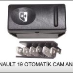CAM KALDIRMA ANAHTARI OTOMATİK SAĞ RENAULT 19 25276 - AN703 -  AN0360 (1 AD )