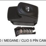 ANAHTAR CAM AÇMA KANGOO/MEGANE/CLIO 5P SİYAH 25251-AN707- AN0510 (1 AD )