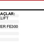 KONJEKTÖR FORKLIFT 24V (1 AD )