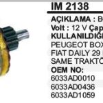 KOLLEKTÖR 12V 14 DİŞ BOSCH010 PEUGEOT BOXER / JUMPER /DODGE 250 - 400 SAME TRAKTÖR BOSCH TİP (1 AD )