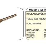 KOLLEKTÖR 12V FIAT TOFAŞ 1600 / RENAULT R9 / FORD TAUNUS (MM81) . MAKO TİP (1 AD )