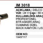 KOLLEKTÖR 24V 8 DİŞ 28MT DELCO BMC PROFESYONEL LESTER PETTER İŞ MAKİNASI DELCO TİP (1 AD )