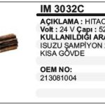 KOLLEKTÖR 24V 11 DİŞ ISUZU ŞAMPİYON 02-2005 MODEL HITACHI TİP (1 AD )
