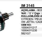 KOLLEKTÖR VW CADDY VI/JETTA/PEUGEOT 307/PARTNER 011 217 BOSCH TİP (1 AD )