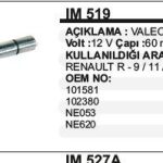 KOLLEKTÖR 12V 102380 RENAULT R9/R11/R12/R19 VALEO TİP (1 AD )