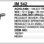 KOLLEKTÖR 12V 16DİŞ PEUGEOT PARTNER/BOXER- SPRINTER-RENAULT CLIO D MEGANE KANGOO H100 VALEO TİP (1 AD )