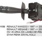 FAR KOLU KUMANDA RENAULT KANGOO I /MEGANE I ÖN+ARKA SİSLİ 251565 SİYAH (1 AD )