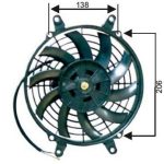 ÜNÜVERSAL FAN MOTORU  9" 24V (1 AD )