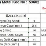 MARŞ DİŞLİSİ 9 DİŞ 16 KANAL BOSCH TİPİ OPEL CORSA FIAT ALBEA DOBLO PALIO MULTIJET TAM FREZE  DS=9 DKÇ=25,8 BOY=46 KS=16 BDÇ=11 GÇ=46,5 (1 AD )