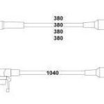 BUJİ ve BOBİN KABLOSU RENAULT R9/BROADWAY 1.4 - 1.6 8V 85-00 (1 TK )