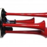 24V HAVALI KORNA KIRMIZI 4 BORULU DÜZ (1 AD )