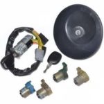 KONTAK ANAHTAR SETI (KONTAK+5 SIFRE+DEPO KAPAĞI) RENAULT KANGOO 03- (1 AD )