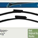 SİLECEK SÜPÜRGESİ (MUZ) FIAT FIORINO-PEUGEOT BIPPER-CITROEN NEMO (650 - 480 MM) (1 TK )