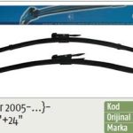 SİLECEK SÜPÜRGESİ (MUZ) VW CRAFTER VOLT-MERCEDES SPRINTER-VANEO (650 - 600 MM) (1 TK )