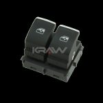 CAM KALDIRMA ANAHTARI VW GOLF VII - CRAFTER - TGE SOL İKİLİ - BEYAZ IŞIK - KROM (1 AD )