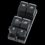 CAM KALDIRMA ANAHTARI VW TOURAN - TOUAREG SOL DÖRTLÜ BEYAZ IŞIK - KROM SUPERB - KODIAQ - KAROQ (1 AD )