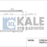 RADYATÖR FORD B-MAX  FIESTA VI /FIESTA VI VAN TRANSIT COURİER 09+   TDCI AL/PL/BRZ (1 AD )