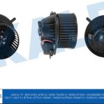 KALORİFER MOTORU (BLOWER) 12V VW CADDY/GOLF/JETTA/PASSAT/SCIROCCO OTOMATİK KLİMALI AUDI A3 SEAT LEON (1 AD )