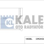 KLİMA RADYATÖRÜ DACIA DUSTER 10+ 1.5 DCİ 4×4 () AL/AL (1 AD )