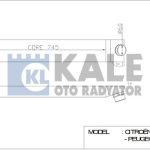 TURBO RADYATÖRÜ (INTERCOOLER) FIAT DUCATO 06-14  2.3 D/3.0 D MULTİJET 2,0 D (745X145X64) (1 AD )