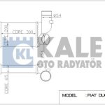 TURBO RADYATÖRÜ (INTERCOOLER) FIAT DUCATO  PEUGEOT BOXER 2.8 1994-2002 (295X202X62) (1 AD )