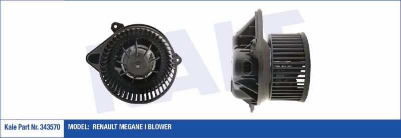 KL343570-1.jpg KALORİFER MOTORU (BLOWER) 12V RENAULT MEGANE I (1 AD ) - Görsel 1