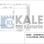 RADYATÖR CITROEN JUMPER - FIAT DUCATO II / DUCATO III - PEUGEOT BOXER AL/BRZ (1 AD )