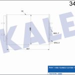 KLİMA RADYATÖRÜ FORD TOURNEO CUSTOM / TRANSIT V363 2014-  2,2  717467 AL/AL (1 AD )