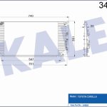 KLİMA RADYATÖRÜ TOYOTA COROLLA AE101 92-97  AL/AL (1 AD )