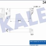 KALORİFER RADYATÖRÜ MEKANİK PEUGEOT 307/307 CC/307 SW (1 AD )