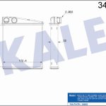 KALORİFER RADYATÖRÜ BRAZING VW CADDY III IV V VII GOLF VI VII JETTA III-IV PASSAT SKODA OCTAVIA (1 AD )