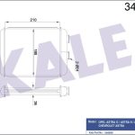 KALORİFER RADYATÖRÜ BRAZING OPEL ASTRA G/ASTRA H/ASTRA H GTC - CHEVROLET ASTRA (1 AD )