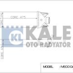 TURBO RADYATÖRÜ (INTERCOOLER) IVECO DAILY III - IV - V (475X187X64) AL/PL/BRZ (1 AD )