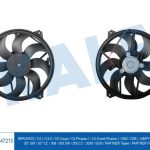 FAN MOTORU MOTOR PEUGEOT 307/ 308 / 3008 / 5008 / PARTNER TEPEE BERLINGO C4 I-II / C4 PICASSO I /  DS4 /DS5 (1 AD )
