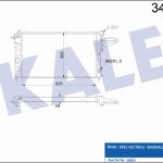 RADYATÖR OPEL VECTRA A 88> 1.6-1.8 (MT) AL/MKNK (34) (1 AD )