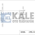 TURBO RADYATÖRÜ (INTERCOOLER) OPEL CORSA D 90 PS (450 X 97×52) AL/PL/BRZ (1 AD )