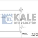 RADYATÖR OPEL ASTRA J ASTRA GTC J ZAFIRA TOURER C (680X397X28) AL/PL/BRZ (1 AD )