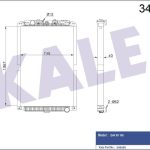 RADYATÖR DAF XF 105 (ÇERÇEVESİZ) (MT) AL/BRZ (1067X748X40) (1 AD )