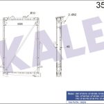 RADYATÖR(ÇERÇEVELİ) (MT) DAF CF 85 FA /CF 85 FAR /CF 85 FAG /CF 85 FAT /CF 85 FAC /CF 85 FAX / AL/BRZ (950X608X48) (1 AD )