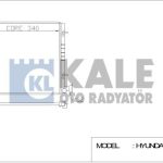 RADYATÖR HYUNDAI ACCENT ACCENT II (335*317*16) AL/PL/BRZ   2403031AB (1 AD )
