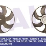 FAN MOTORU MOTOR VW CADDY III/GOLF /JETTA/TOURAN AUDI A3/TT MONTAJ YERİ: SAĞ (160W 296MM) (1 AD )