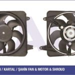FAN MOTORU DAVLUMBAZLI FIAT TOFAŞ DOĞAN / KARTAL / ŞAHİN KABLOLU (160W 300MM) (1 AD )