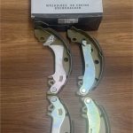 ARKA PABUÇ BALATA M131 DKŞ 1.6 79-93- KARTAL 1.6 - R12 1.4 79-93(YAPIŞTIRMA)(CIRCIR TAMİR TAKIMLI   ÇAP=228,6X42 (1 TK )