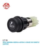 SOKETLİ ÇAKMAK 12V OPEL INSIGNIA-MERIVA-ASTRA J / CHEVROLET CRUZE (1 AD )