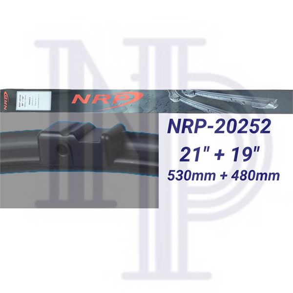 NRP-20252-1.jpg SİLECEK SÜPÜRGESİ MUZ (TK) 525+475 MM VW BORA 02-05 GOLF IV POLO IV 01-05 MAZDA 3 HB/SEDAN 03-08 (1 TK ) - Görsel 1
