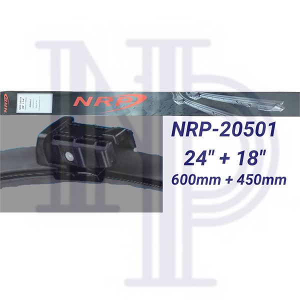 NRP-20501-1.jpg MUZ SİLECEK SÜPÜRGESİ 60-45 CM FIAT BRAVO 07-14 VW CADDY TOURAN 10-15 PASSAT COUPE 08-12 PEUGEOT 308 13› HYUNDAI İ30 07-12 ALFA REOME GUILETTA 10- (1 TK ) - Görsel 1